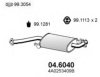 AUDI 4A0253409B Middle Silencer